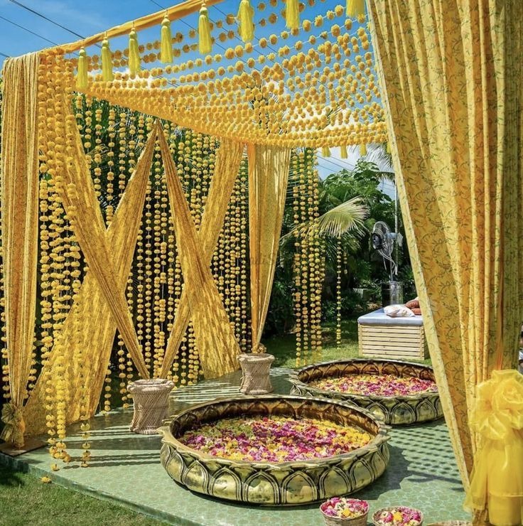 Haldi ceremony decorations