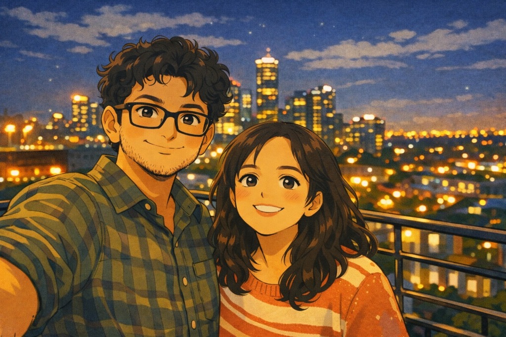 Sai Keerthi and Sai Ram Illustration